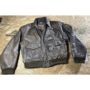 Vintage Wilsons Adventure Bound Jacket Mens XLT Leather A2 Bomber Thinsulate 90s